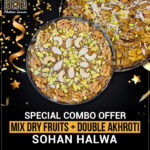 Mix dry fruits + Double Akhroti halwa