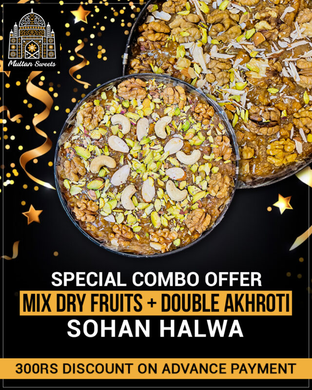 Mix dry fruits + Double Akhroti halwa