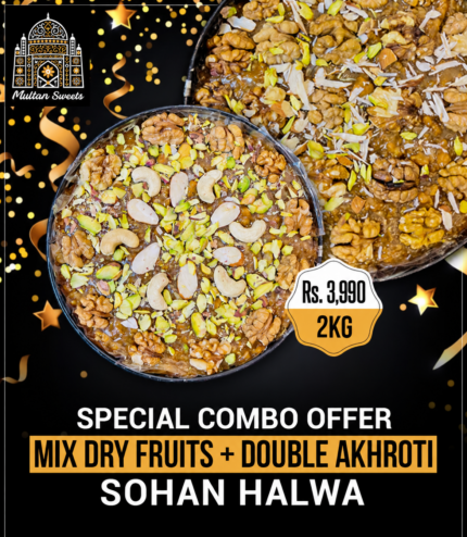 Special Combo Halwa Offer Mix Dry Fruits sohan halwa + double akhroti sohan halwa in the same package
